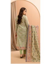 2-PC Shirt Dupatta Unstitched Printed Lawn By Zellbury | 0220